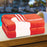 Cabana Stripe Oversized Cotton Beach Towel - Coral