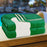 Cabana Stripe Oversized Cotton Beach Towel - Green