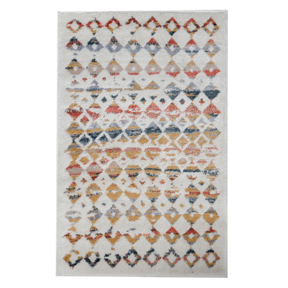 Numair Abstract Geometric Diamonds Indoor Area Rug or Runner Rug - Blue Nile Mills