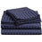Premium Striped Cotton Waterbed Sheets
