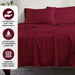 300 Thread Count Modal from Beechwood Solid 2 Piece Pillowcase Set - Burgundy