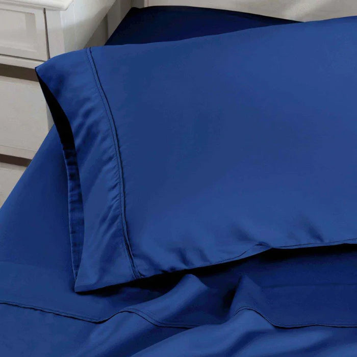 300 Thread Count Modal from Beechwood Solid 2 Piece Pillowcase Set - Navy Blue