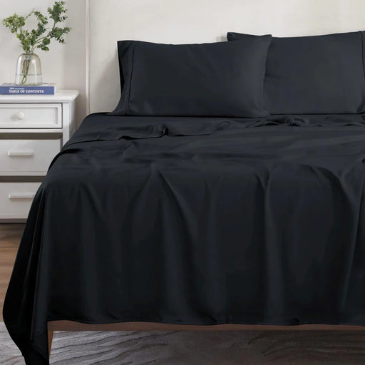 Modal From Beechwood 300 Thread Count Solid Deep Pocket Bed Sheet Set