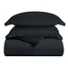 300 Thread Count Modal from Beechwood Solid Duvet Cover Set - Black