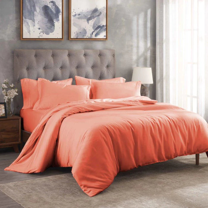 300 Thread Count Modal from Beechwood Solid Duvet Cover Set