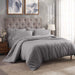 300 Thread Count Modal from Beechwood Solid Duvet Cover Set - Gray
