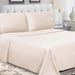 300 Thread Count Cotton Percale Solid Deep Pocket Bed Sheet Set -  Ivory