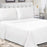 300 Thread Count Cotton Percale Solid Deep Pocket Bed Sheet Set