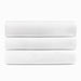 Cotton Rich White Percale Hotel Quality Fitted Bed Sheets, Set of 3, 6, 12 - White