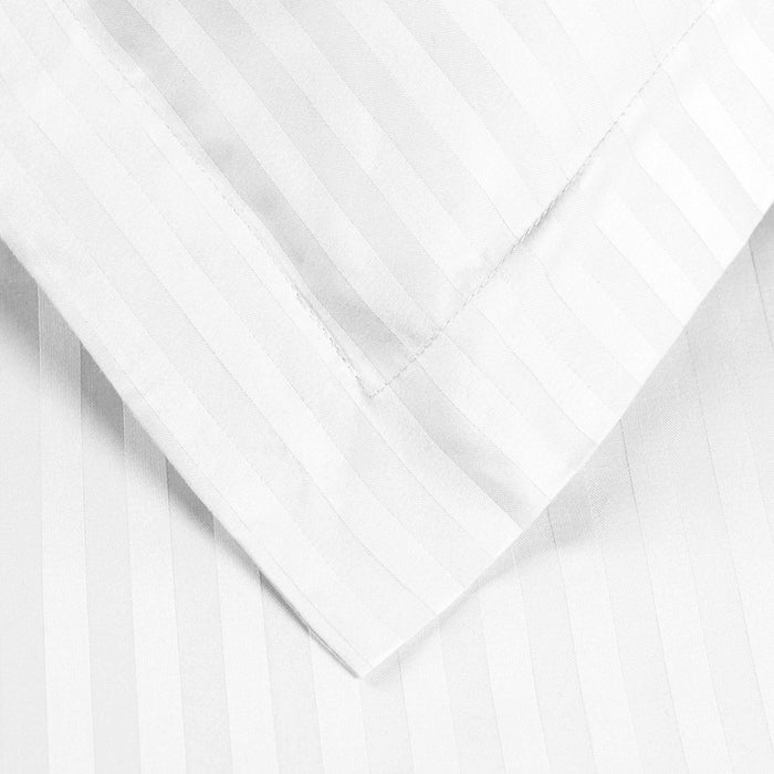 400 Thread Count Lightweight Stripe Egyptian Cotton Duvet Cover Set