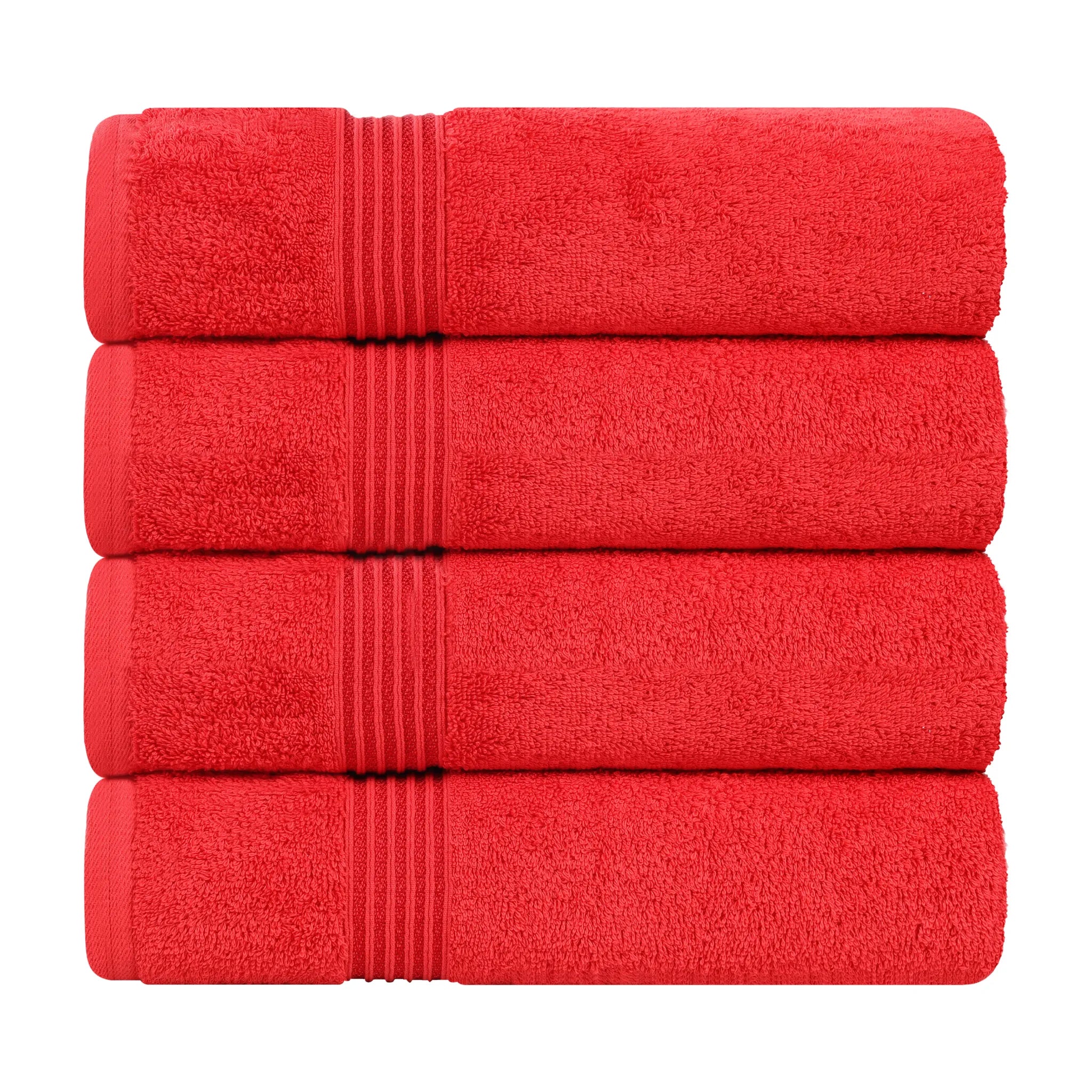 Heritage Egyptian Cotton Solid Bath Towel Set of 4 - Blue Nile Mills