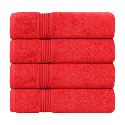 Heritage Egyptian Cotton Solid Bath Towel Set of 4 - Blue Nile Mills