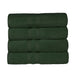 Ultra Soft Cotton Absorbent Solid Assorted 4-Piece Bath Towel Set - Forrest Green