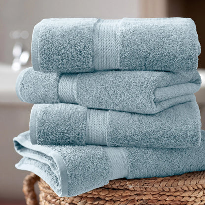 Egyptian Cotton Pile Plush Heavyweight Soft 4 Piece Bath Towel Set
