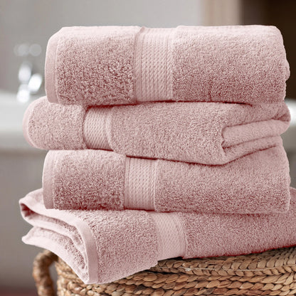 Egyptian Cotton Pile Plush Heavyweight Soft 4 Piece Bath Towel Set
