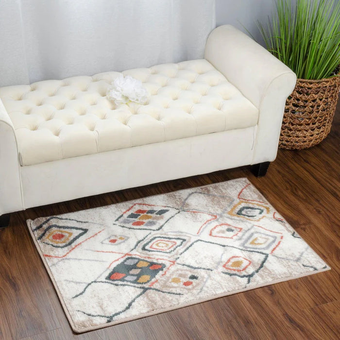 Burin Southwestern Geometric Indoor Area Rug or Runner Rug