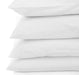 Cotton Rich Percale Pillow case Hotel Quality Pillowcase Set of 12 - White