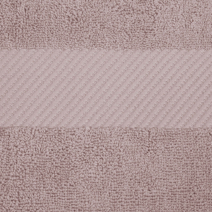 Kendell Egyptian Cotton 2 Piece Bath Sheet Set with Dobby Border - Fawn