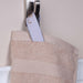 Kendell Egyptian Cotton 2 Piece Bath Sheet Set with Dobby Border - Fawn
