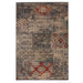 Amara Modern Distressed Patchwork Indoor Area Rug or Runner - Gray