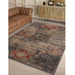 Amara Modern Distressed Patchwork Indoor Area Rug or Runner - Gray