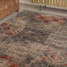 Amara Modern Distressed Patchwork Indoor Area Rug or Runner - Gray