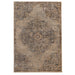 Maeve Traditional Distressed Medallion Indoor Area Rug or Runner - Ivory-Gray