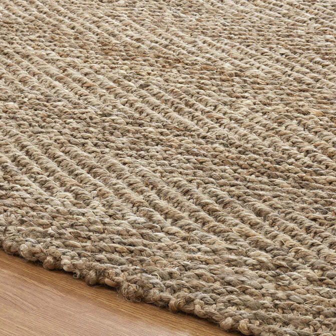 Natural Braided Jute Fringe Indoor Area Rug