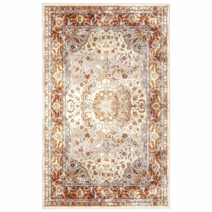 Archibold Floral Medallion Traditional Indoor Area Rug - Ivory