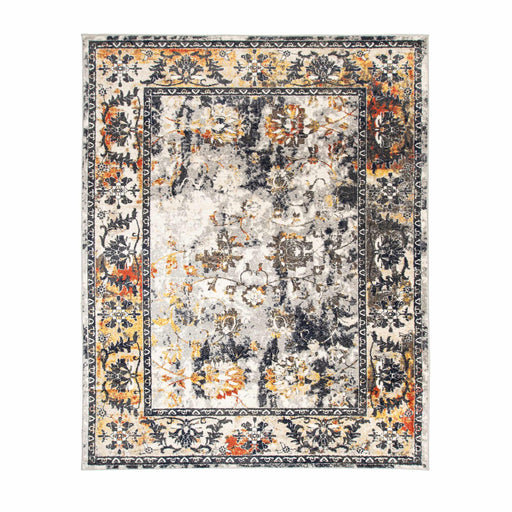 Azuza Distressed Floral and Vine Indoor Area Rug or Runner