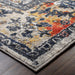 Azuza Distressed Floral and Vine Indoor Area Rug or Runner