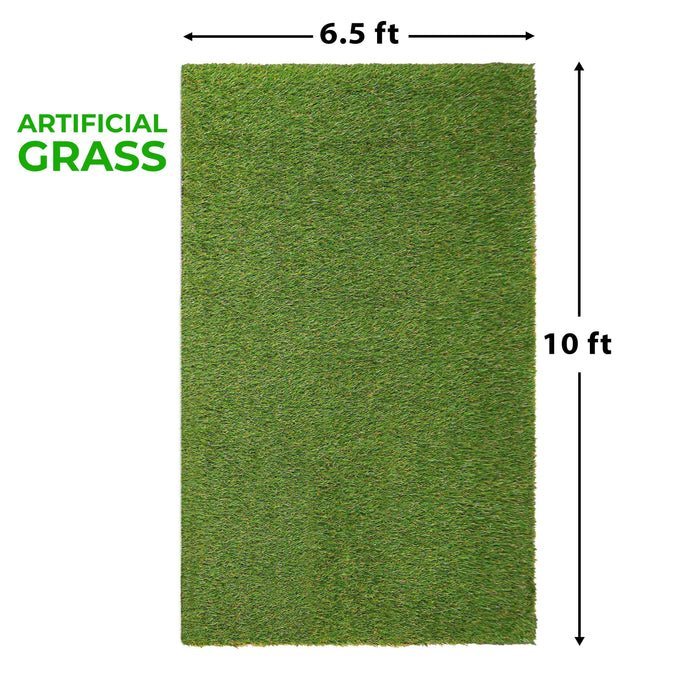 Artificial Grass Indoor/ Outdoor Area Rug - Green