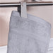Ultra-Soft Rayon from Bamboo Cotton Blend 4 Piece Bath Towel Set - Chrome