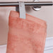 Ultra-Soft Rayon from Bamboo Cotton Blend Bath and Hand Towel Set - Salmon