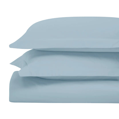 Egyptian Cotton 650 Thread Count Solid Duvet Cover Set - Blue Nile Mills