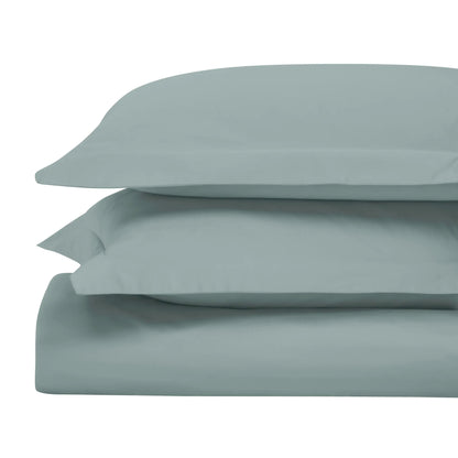 Egyptian Cotton 650 Thread Count Solid Duvet Cover Set - Blue Nile Mills