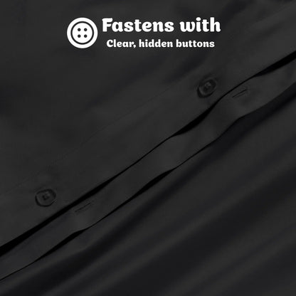 Egyptian Cotton 650 Thread Count Solid Duvet Cover Set - Blue Nile Mills