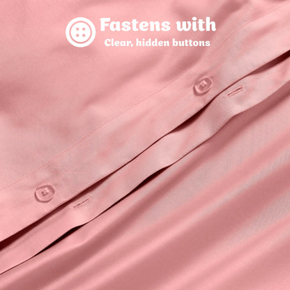 Egyptian Cotton 650 Thread Count Solid Duvet Cover Set - Blue Nile Mills