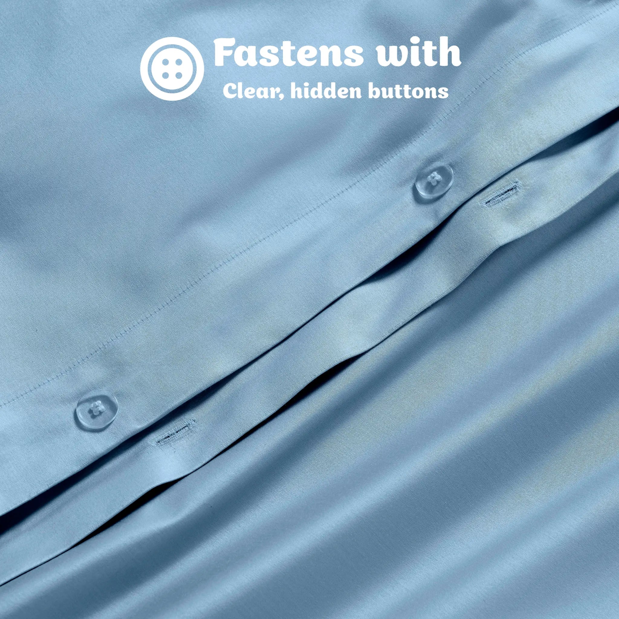 Egyptian Cotton 650 Thread Count Solid Duvet Cover Set - Blue Nile Mills