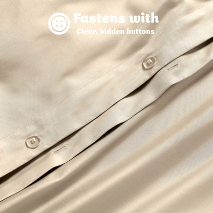 Egyptian Cotton 650 Thread Count Solid Duvet Cover Set - Blue Nile Mills