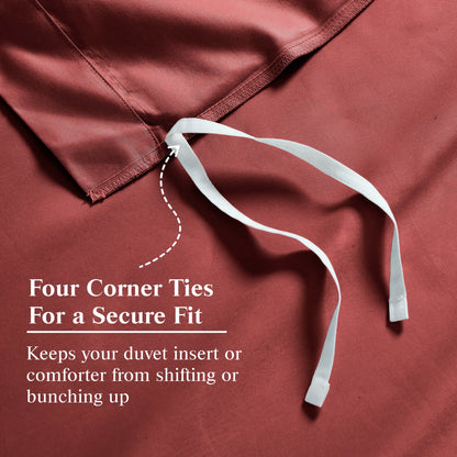 Egyptian Cotton 650 Thread Count Solid Duvet Cover Set - Blue Nile Mills