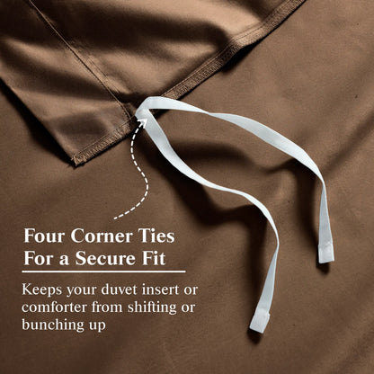 Egyptian Cotton 650 Thread Count Solid Duvet Cover Set - Blue Nile Mills