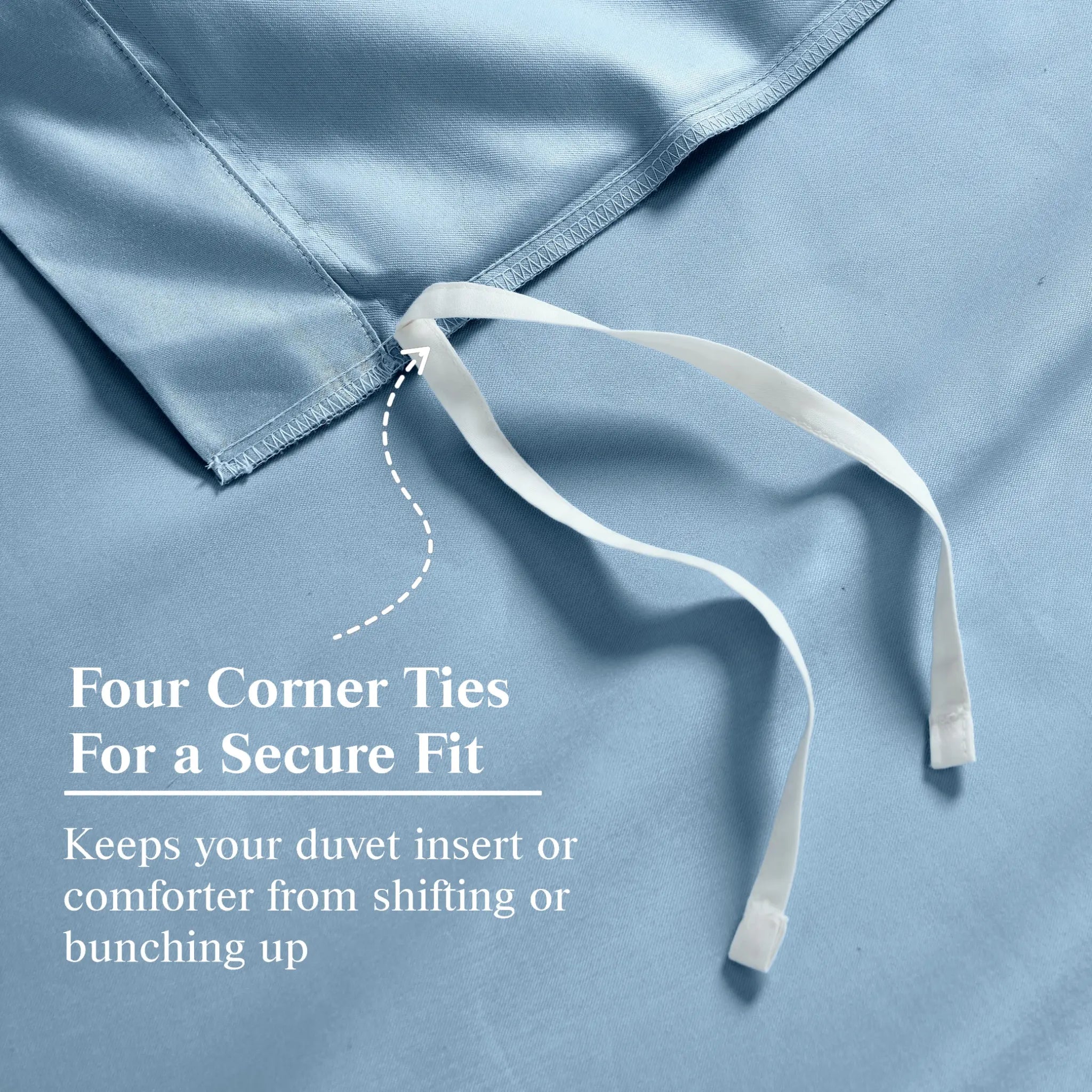 Egyptian Cotton 650 Thread Count Solid Duvet Cover Set - Blue Nile Mills