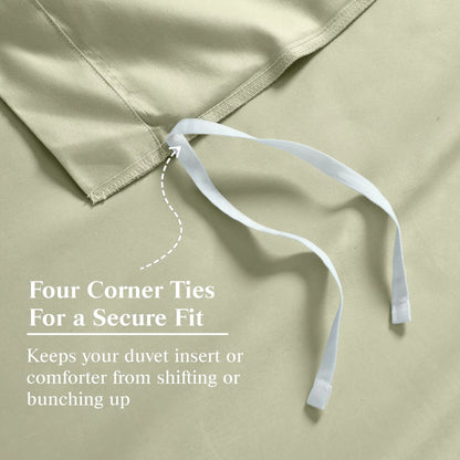 Egyptian Cotton 650 Thread Count Solid Duvet Cover Set - Blue Nile Mills