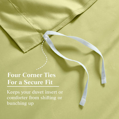 Egyptian Cotton 650 Thread Count Solid Duvet Cover Set - Blue Nile Mills