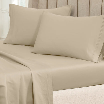 650 Thread Count Egyptian Cotton Solid Pillowcase Set - Blue Nile Mills