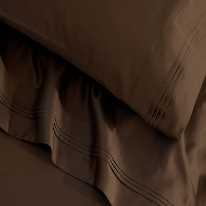 650 Thread Count Egyptian Cotton Solid Pillowcase Set - Blue Nile Mills