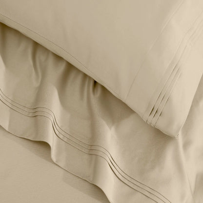 650 Thread Count Egyptian Cotton Solid Pillowcase Set - Blue Nile Mills
