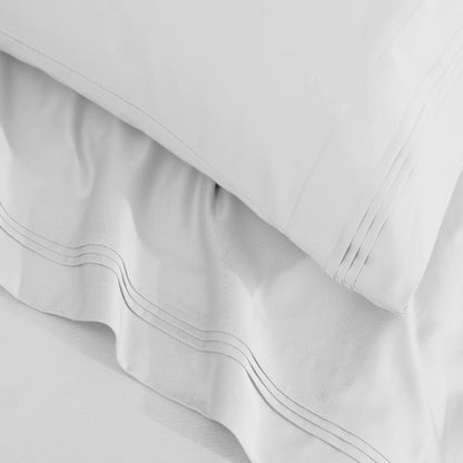 650 Thread Count Egyptian Cotton Solid Pillowcase Set - Blue Nile Mills