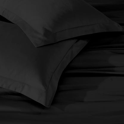 Egyptian Cotton 650 Thread Count Solid Duvet Cover Set - Blue Nile Mills